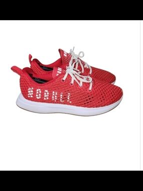 NOBULL Red Mesh Runner Sneaker